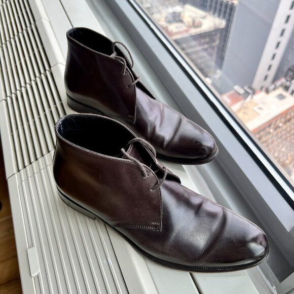 Paul Evans Newman Chukka Boot – Chocolate Brown Italian Leather (Size 6.5 / Fits main image 6